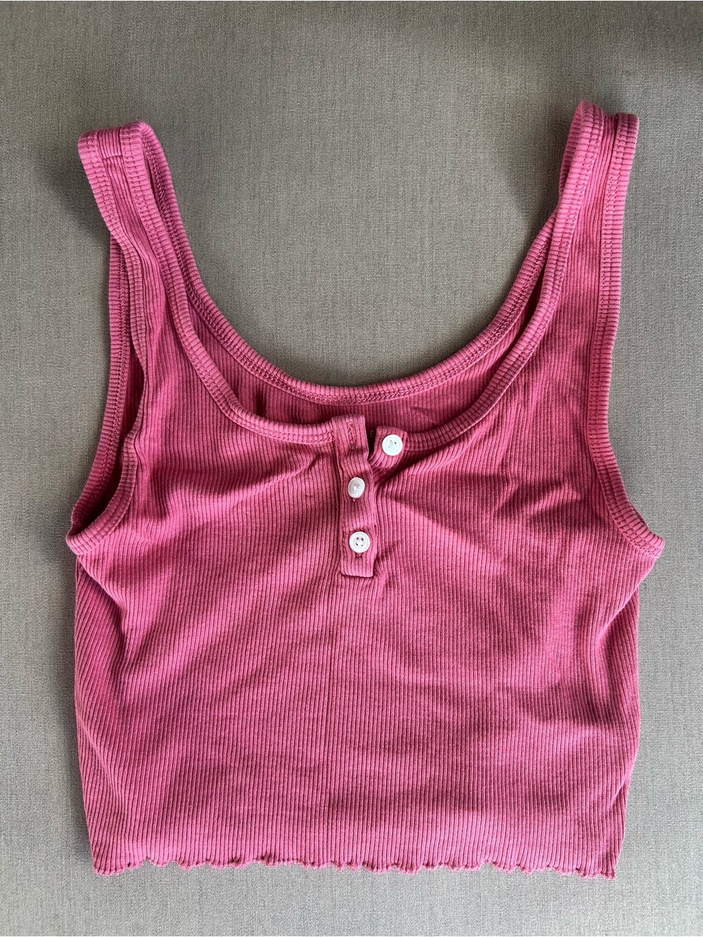 American Eagle Ribbed Tank Crop Top
